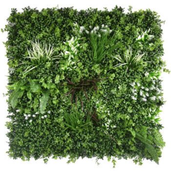 Premium White Artificial Living Wall Panel