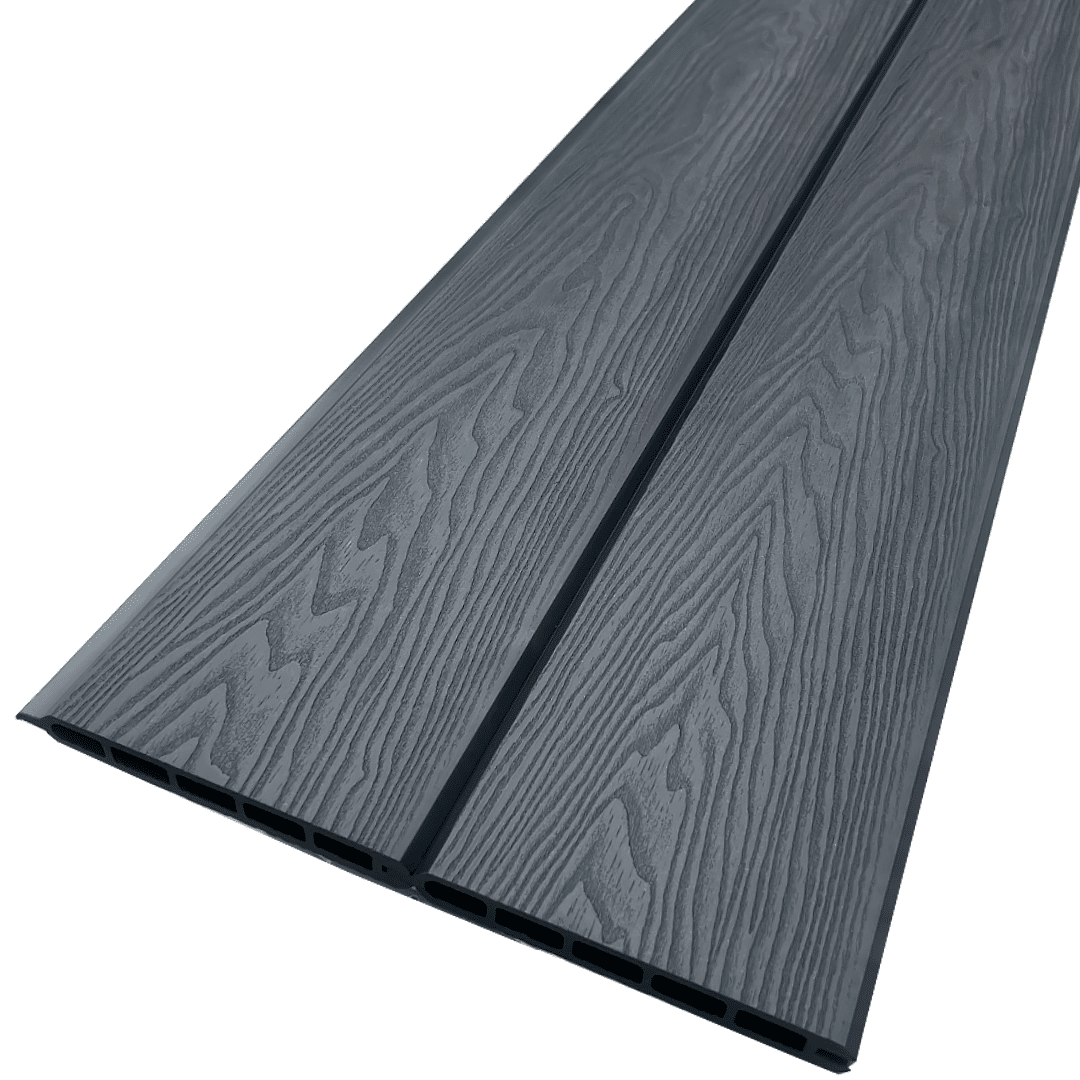 3D Black Ash-Premium Composite Fence & Gate Boards