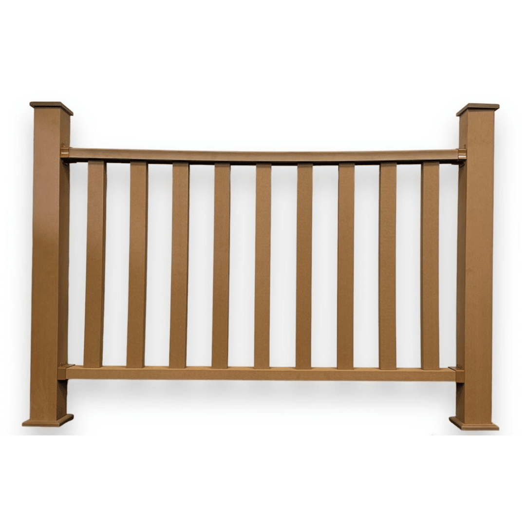 light brown balustrade